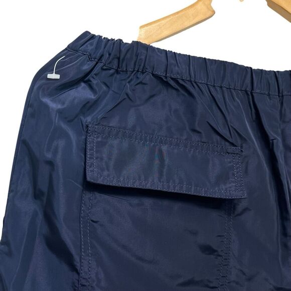 STAUD Navy Blue Camila Trousers Lounge Pants Cargo Wide Leg Loose Pockets US 2 - Picture 10 of 13